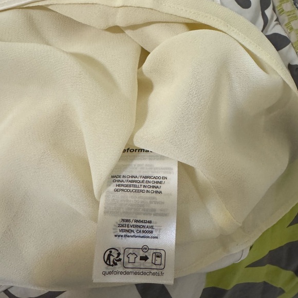 New Reformation Bella Maxi Skirt Fior Di Latte Cream - Picture 6 of 6